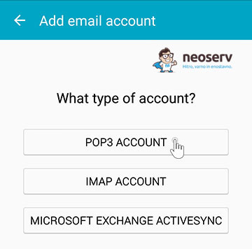 Android Mail - dodajanje POP3 računa