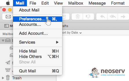 Mac mail - lastnosti