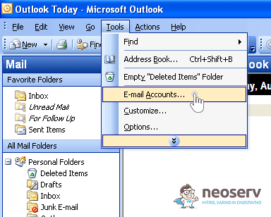 Outlook 2013 - e-mail računi