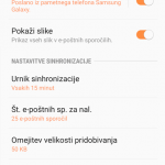 Android - kopijo sporočil pusti na strežniku - 4. korak