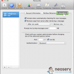 Mac Mail - kopijo sporočil pusti na strežniku - 1. korak