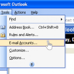 Outlook 2003 - kopijo sporočil pusti na strežniku - 1. korak