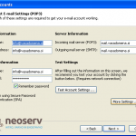 Outlook 2003 - kopijo sporočil pusti na strežniku - 4. korak