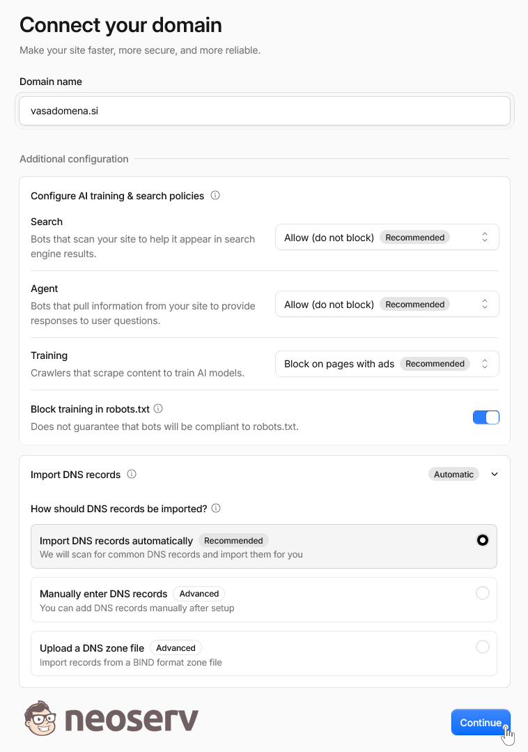 Cloudflare - Connect Your Domain Cloudflare - Connect Your Domain