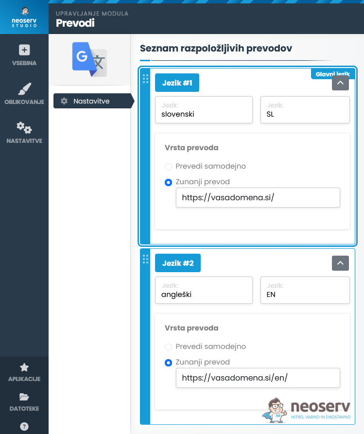 NEOSERV STUDIO - Prevodi - Zunanji prevod (2) NEOSERV STUDIO - Prevodi - Zunanji prevod (2)