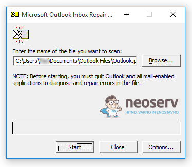 Outlook Inbox Repair - SCANPST.exe Outlook Inbox Repair - SCANPST.exe